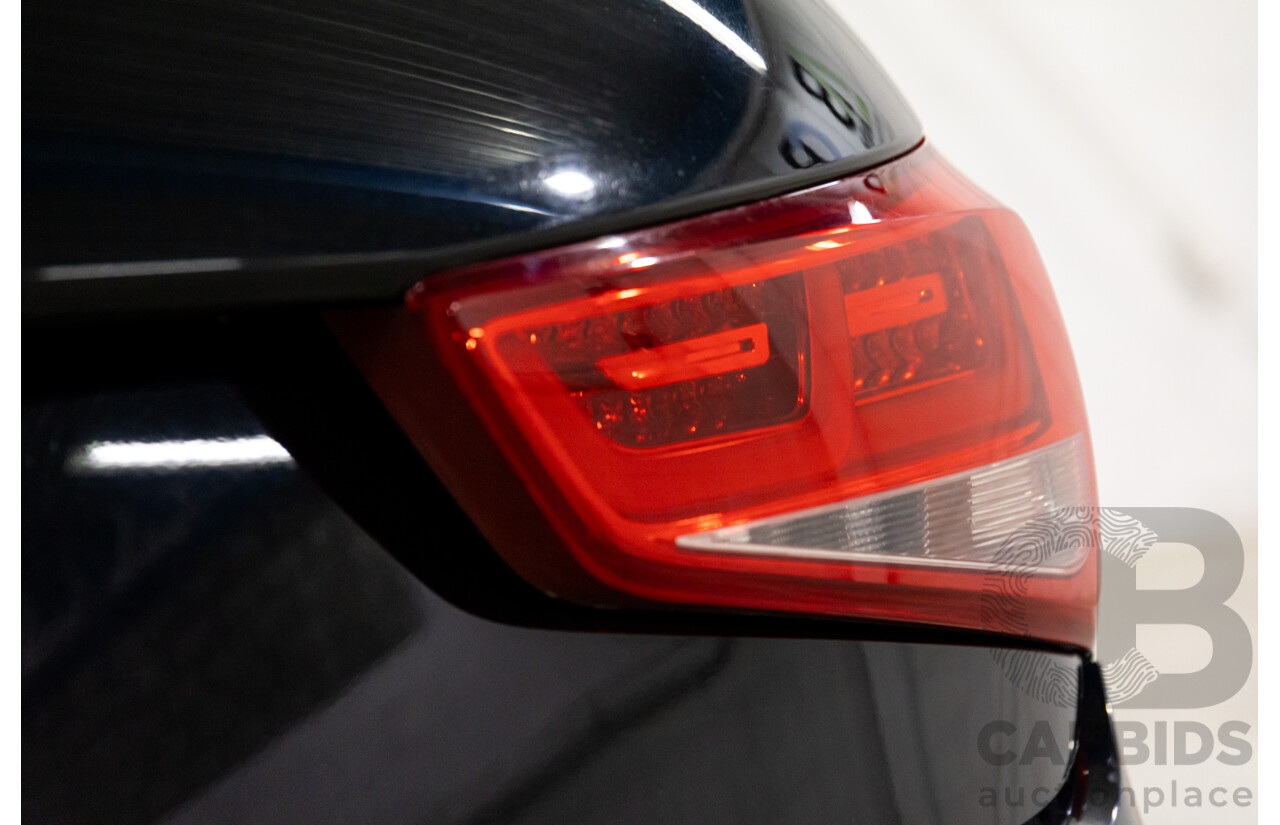 6/2011 Audi A1 1.4 TFSI Attraction 8X 3d Hatchback Phantom Black Turbo 1.4L