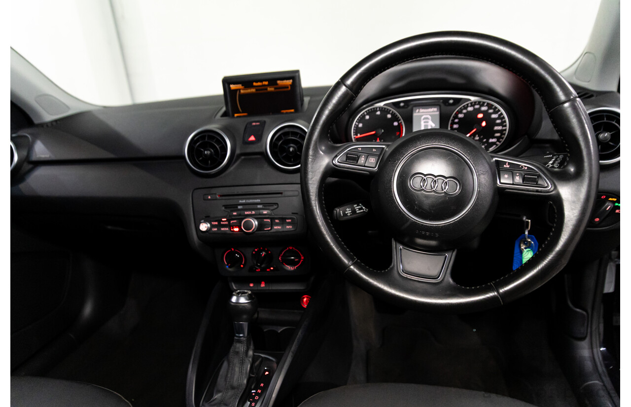 6/2011 Audi A1 1.4 TFSI Attraction 8X 3d Hatchback Phantom Black Turbo 1.4L