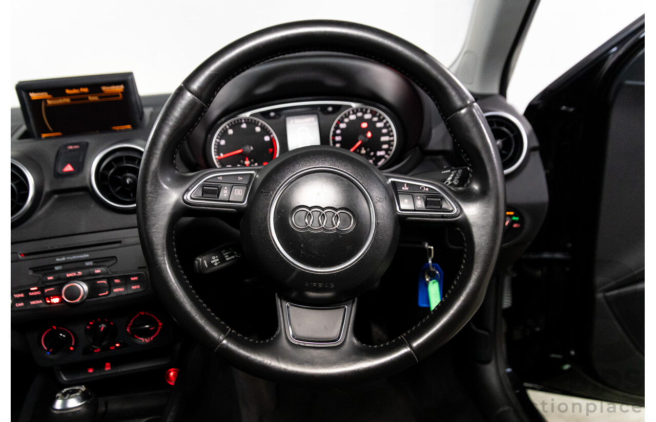 6/2011 Audi A1 1.4 TFSI Attraction 8X 3d Hatchback Phantom Black Turbo 1.4L