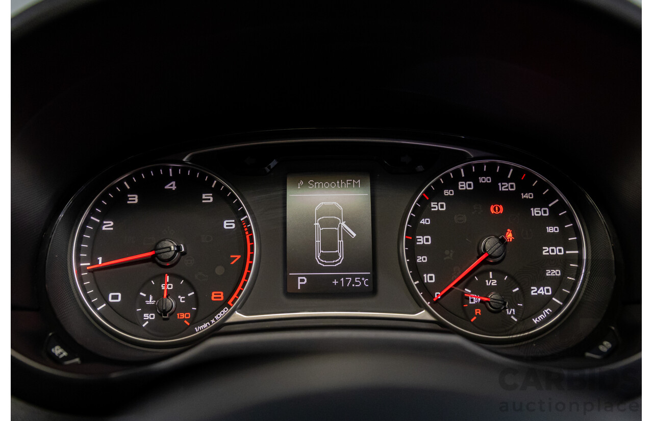 6/2011 Audi A1 1.4 TFSI Attraction 8X 3d Hatchback Phantom Black Turbo 1.4L