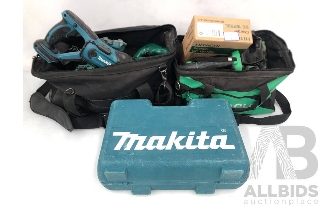 Selection of Cordless and Electric Power Tools