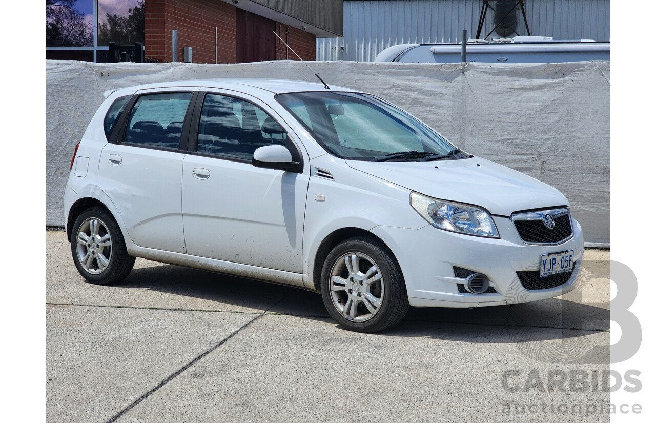 9/2011 Holden Barina TK MY11 5d Hatchback White 1.6L