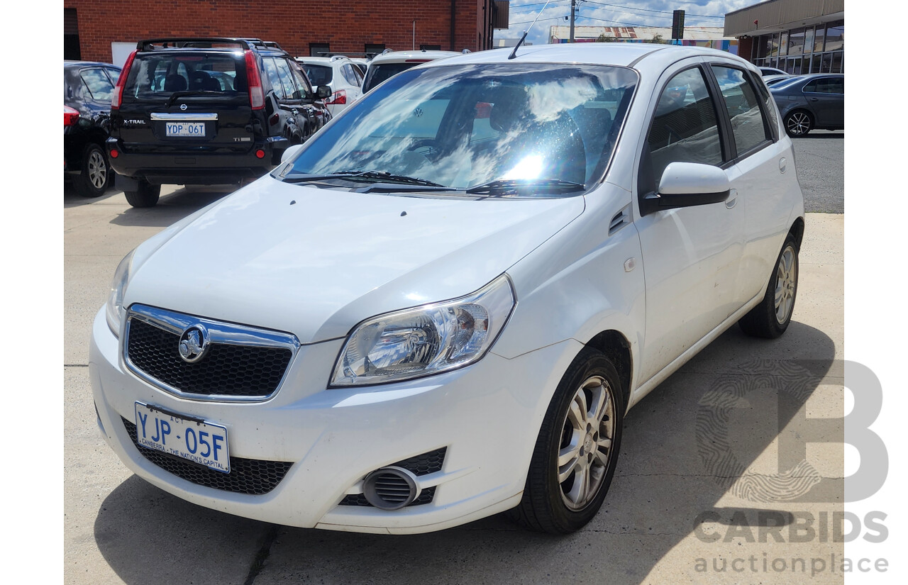 9/2011 Holden Barina TK MY11 5d Hatchback White 1.6L