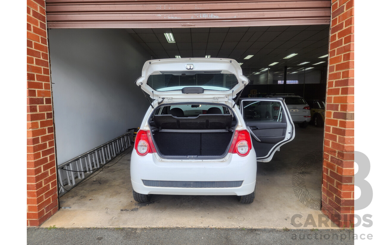 9/2011 Holden Barina TK MY11 5d Hatchback White 1.6L