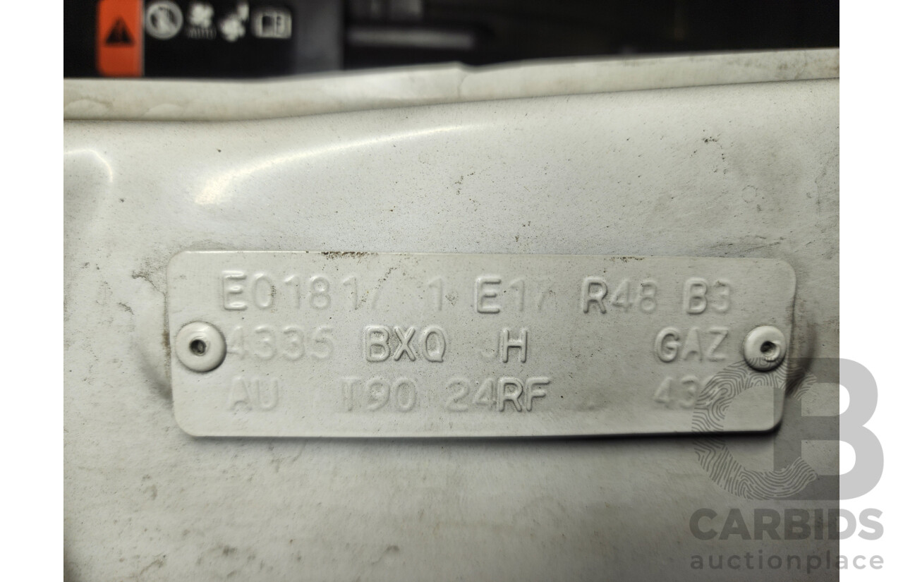 9/2011 Holden Barina  TK MY11 5d Hatchback White 1.6L