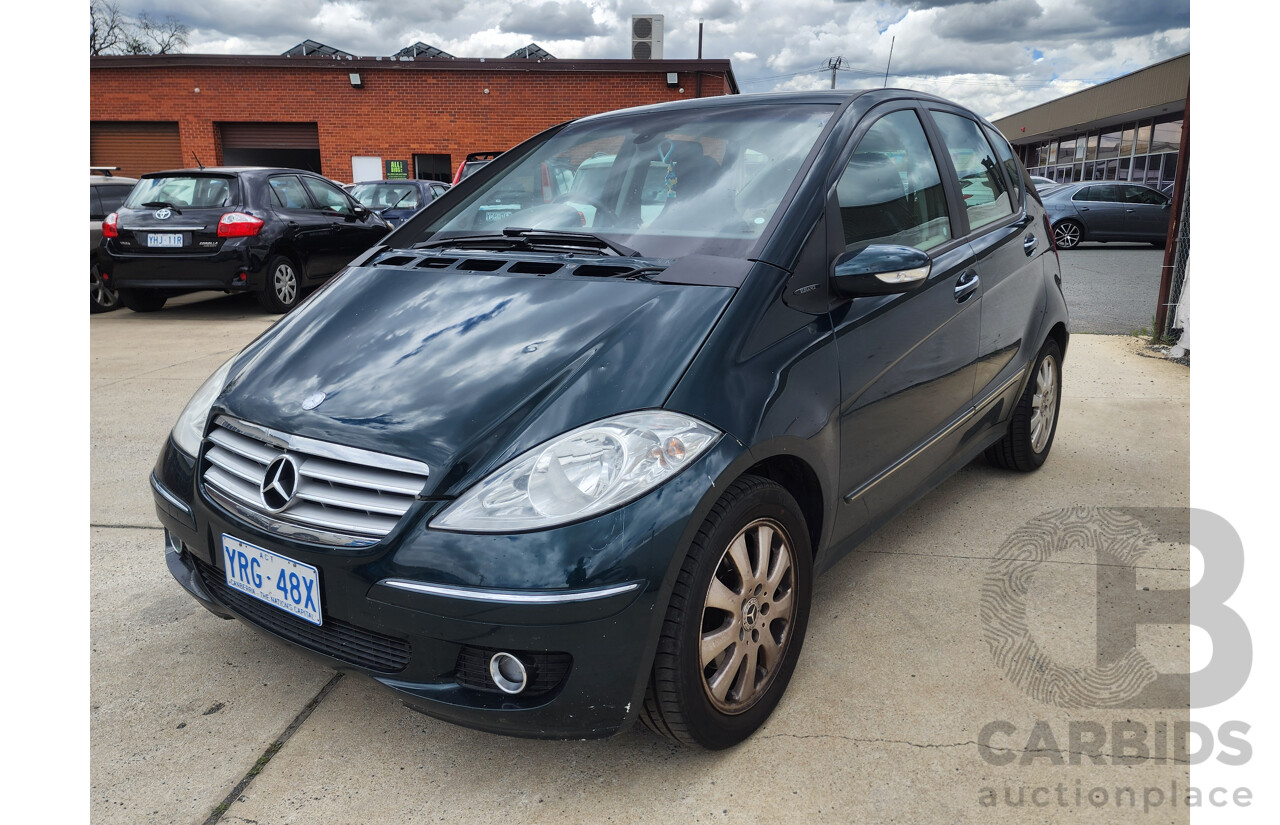 4/2005 Mercedes-Benz A170 Elegance W169 5d Hatchback Green 1.7L