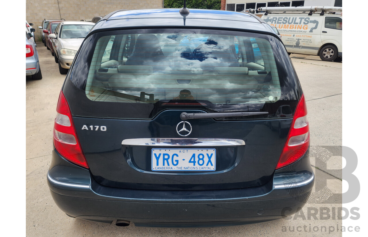 4/2005 Mercedes-Benz A170 Elegance W169 5d Hatchback Green 1.7L