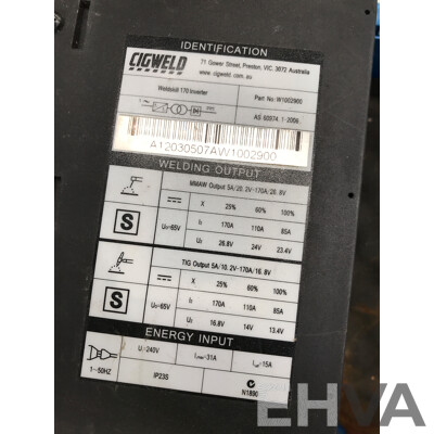 Cigweld 170 AMP Inverter Welder in Case