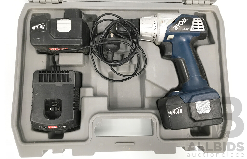 Ryobi Cordless Impact Drill Set
