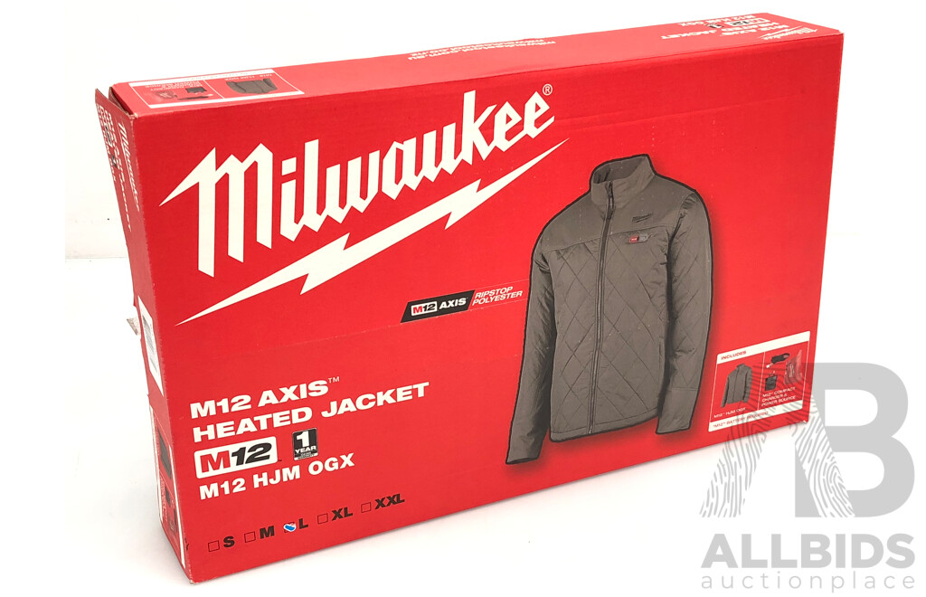 Milwaukee M12  Axis Heated Jacket - Size L - New