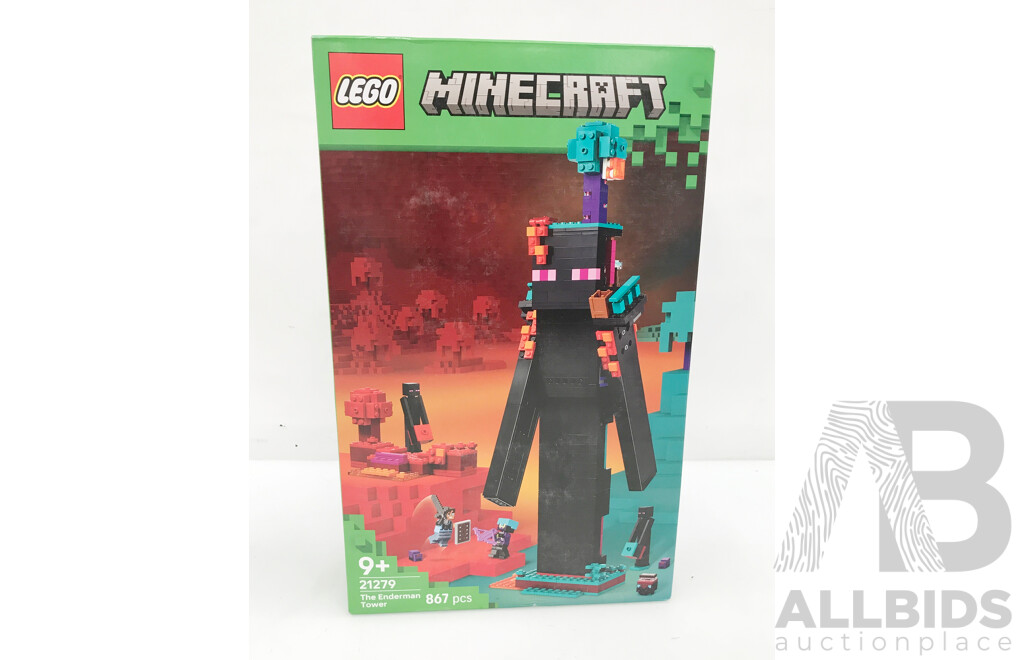 LEGO Minecraft - the Enderman Tower