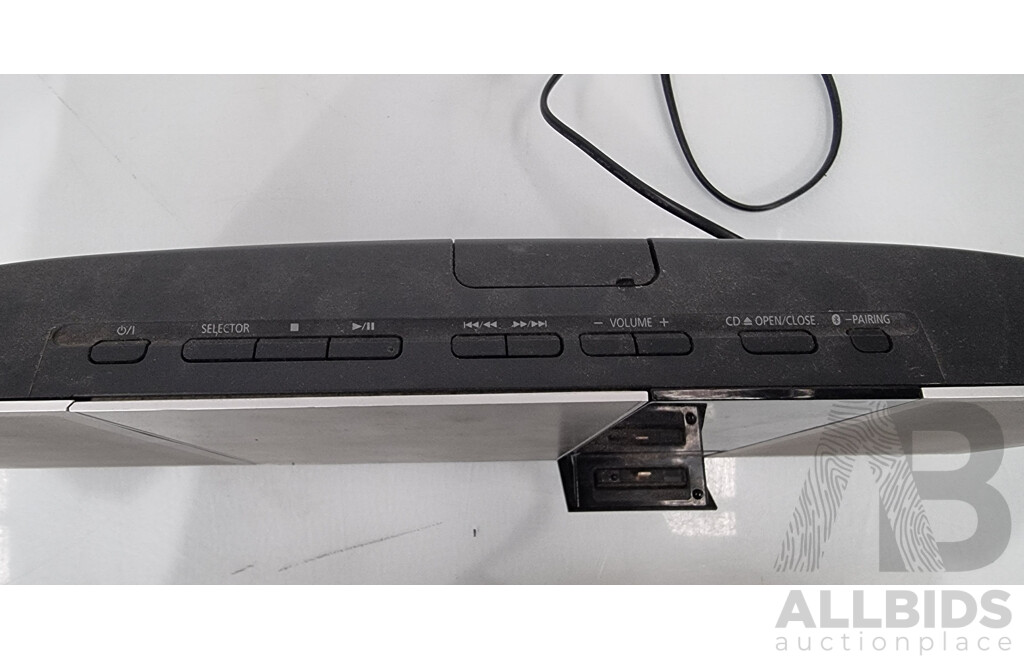 Panasonic Nfc Bluetooth Wireless Cd Micro System with Ipod/Iphone Dock - RRP: $299