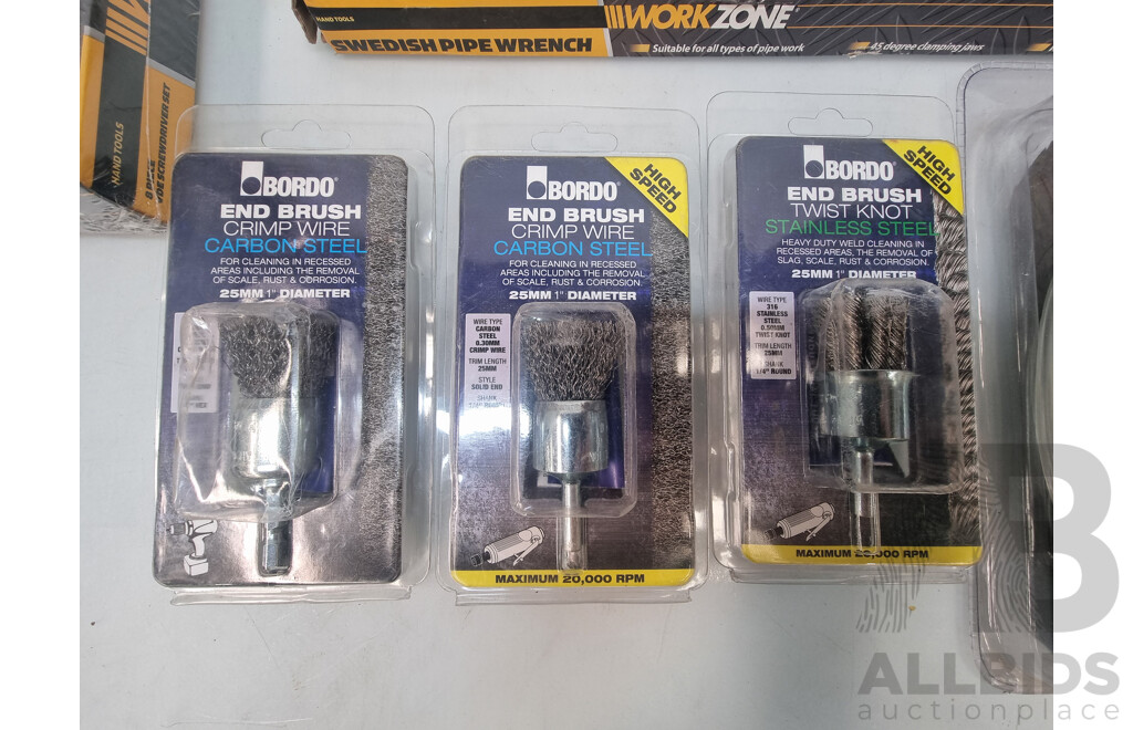 Assorted Job Lot - Work Zone & Bordo Tools & Accessories ETC