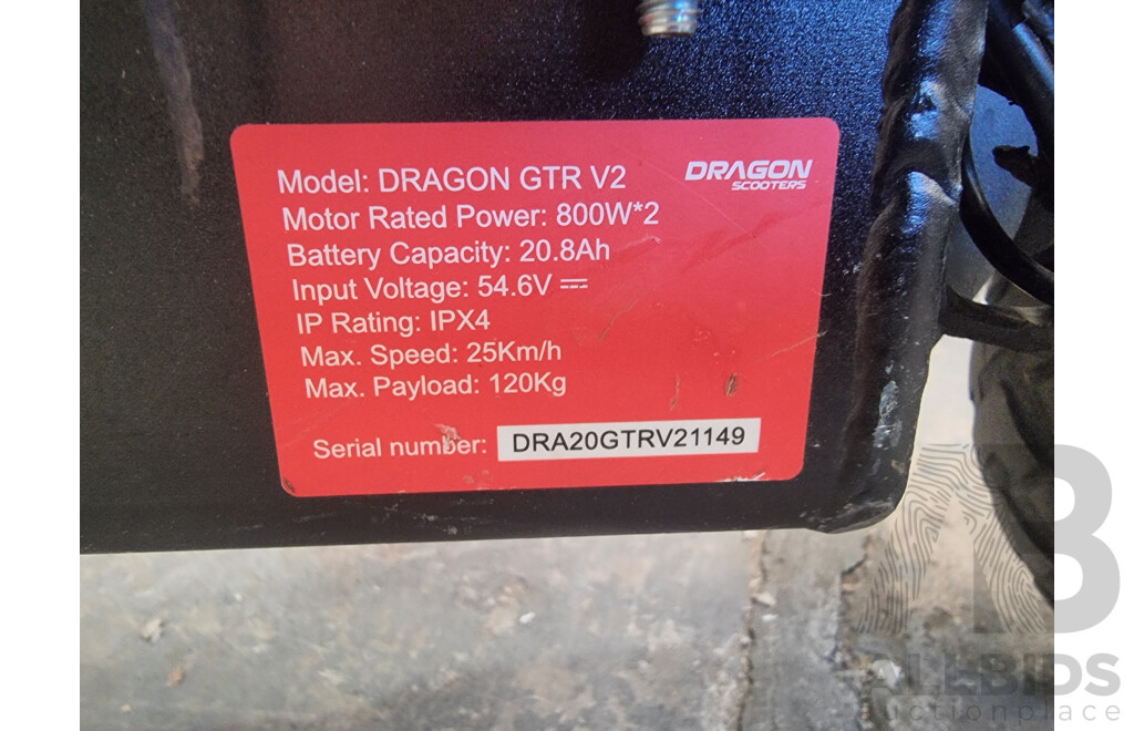 DRAGON GTR V2 Electric Scooter