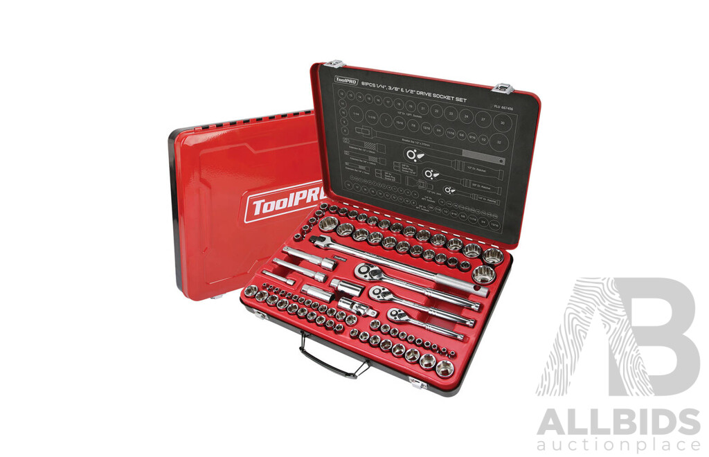 Toolpro 81 Piece 1/4