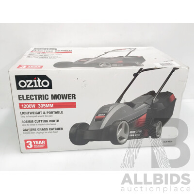 Ozito (ELM-1230) Electric Lawn Mower - Brand New