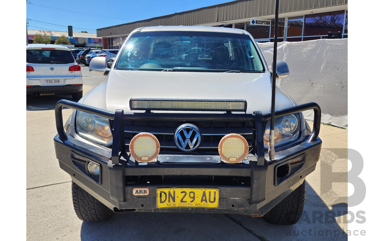 10/2012 Volkswagen Amarok Tdi420 Ultimate (4x4) 2H MY12.5 Dual Cab Utility Beige 2.0L