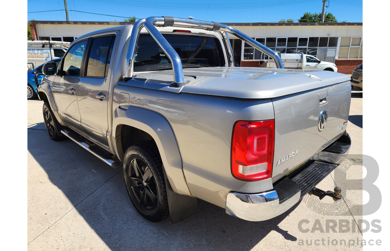 10/2012 Volkswagen Amarok Tdi420 Ultimate (4x4) 2H MY12.5 Dual Cab Utility Beige 2.0L