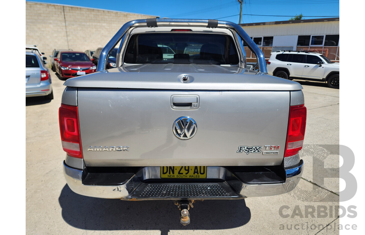10/2012 Volkswagen Amarok Tdi420 Ultimate (4x4) 2H MY12.5 Dual Cab Utility Beige 2.0L