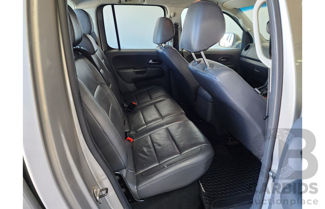 10/2012 Volkswagen Amarok Tdi420 Ultimate (4x4) 2H MY12.5 Dual Cab Utility Beige 2.0L