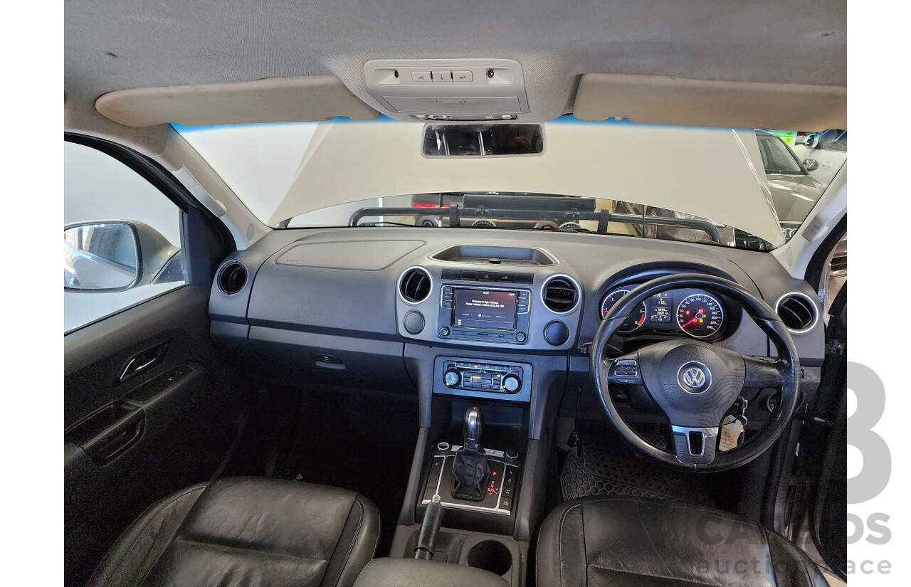 10/2012 Volkswagen Amarok Tdi420 Ultimate (4x4) 2H MY12.5 Dual Cab Utility Beige 2.0L