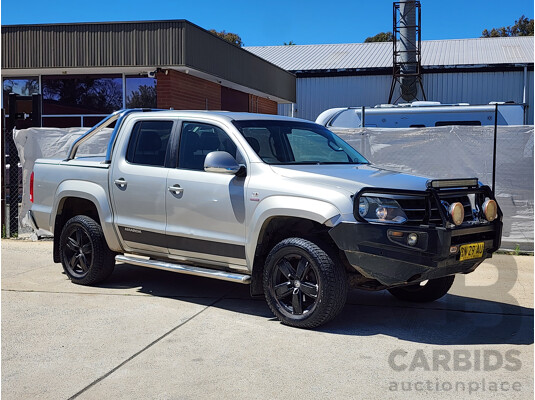 10/2012 Volkswagen Amarok Tdi420 Ultimate (4x4) 2H MY12.5 Dual Cab Utility Beige 2.0L
