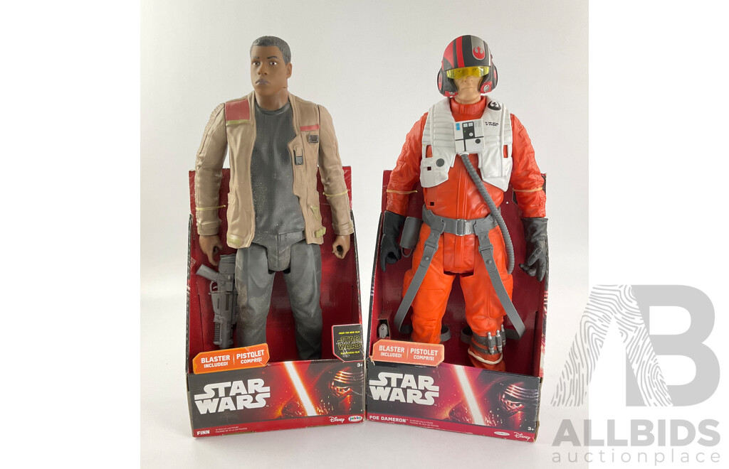 Jakks Star Wars Finna and Poe Damron Display Figures