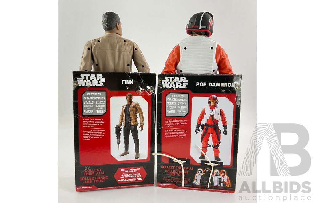 Jakks Star Wars Finna and Poe Damron Display Figures