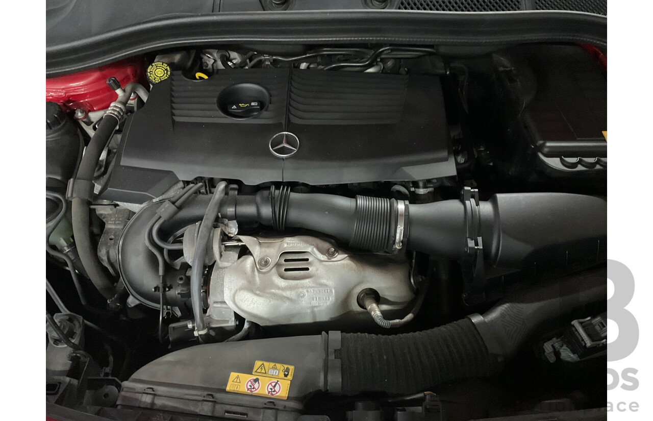 11/2012 Mercedes-Benz B250 BE 246 MY13 5d Hatchback Jupiter Red Turbo 2.0L