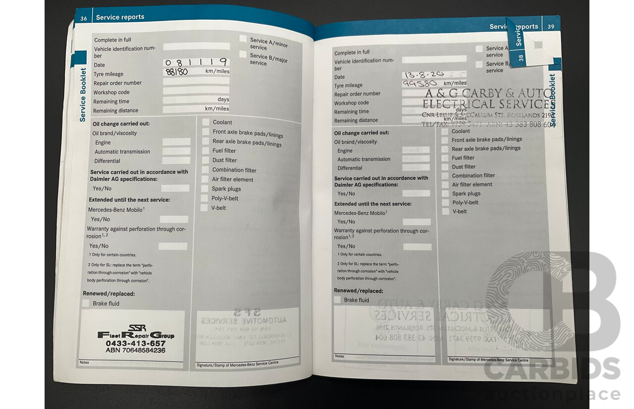 11/2012 Mercedes-Benz B250 BE 246 MY13 5d Hatchback Jupiter Red Turbo 2.0L