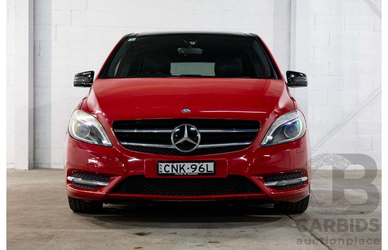 11/2012 Mercedes-Benz B250 BE 246 MY13 5d Hatchback Jupiter Red Turbo 2.0L