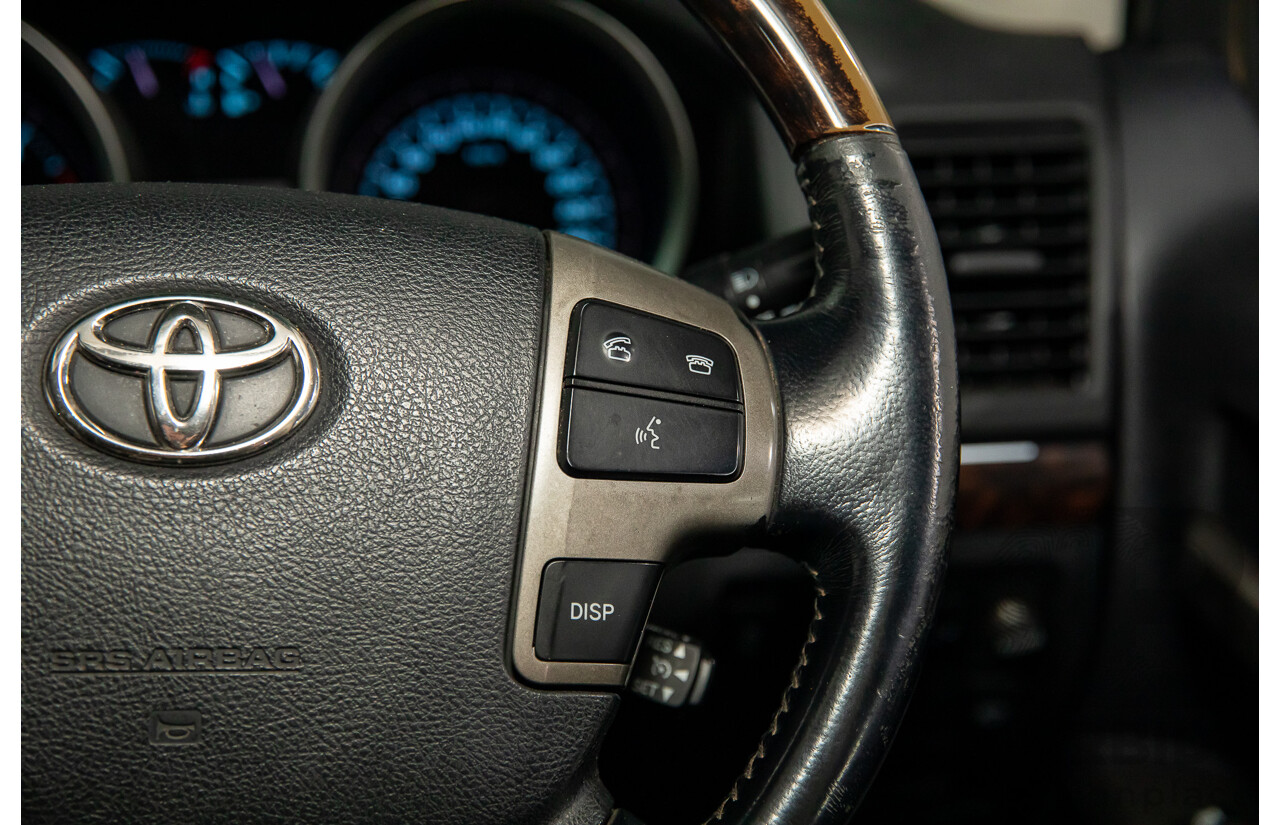 6/2009 Toyota Landcruiser Sahara (4x4) VDJ200R 09 UPGRADE 4d Wagon Crystal White Pearl Turbo Diesel V8 4.5L