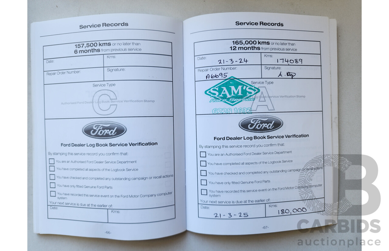 1/2016 Ford Mondeo Titanium MD 5d Hatchback White 2.0L