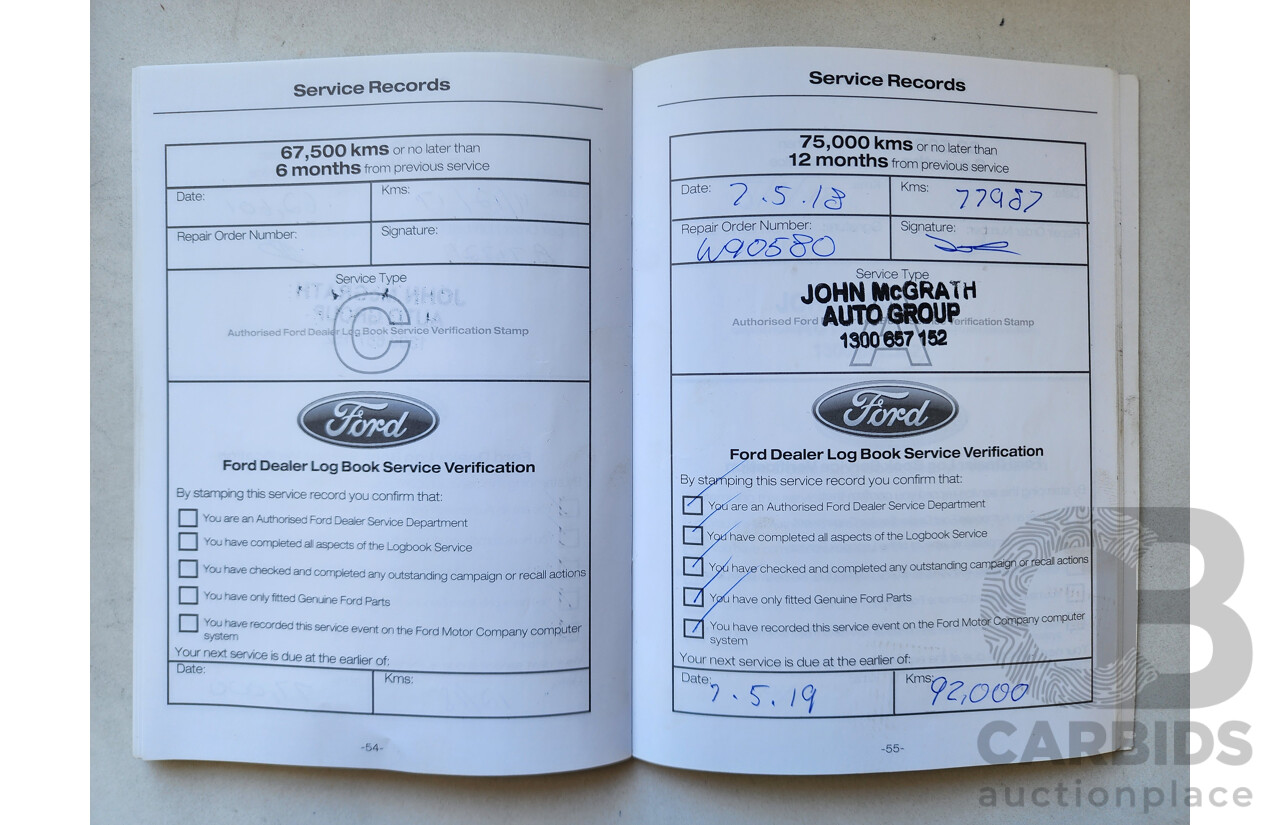 1/2016 Ford Mondeo Titanium MD 5d Hatchback White 2.0L