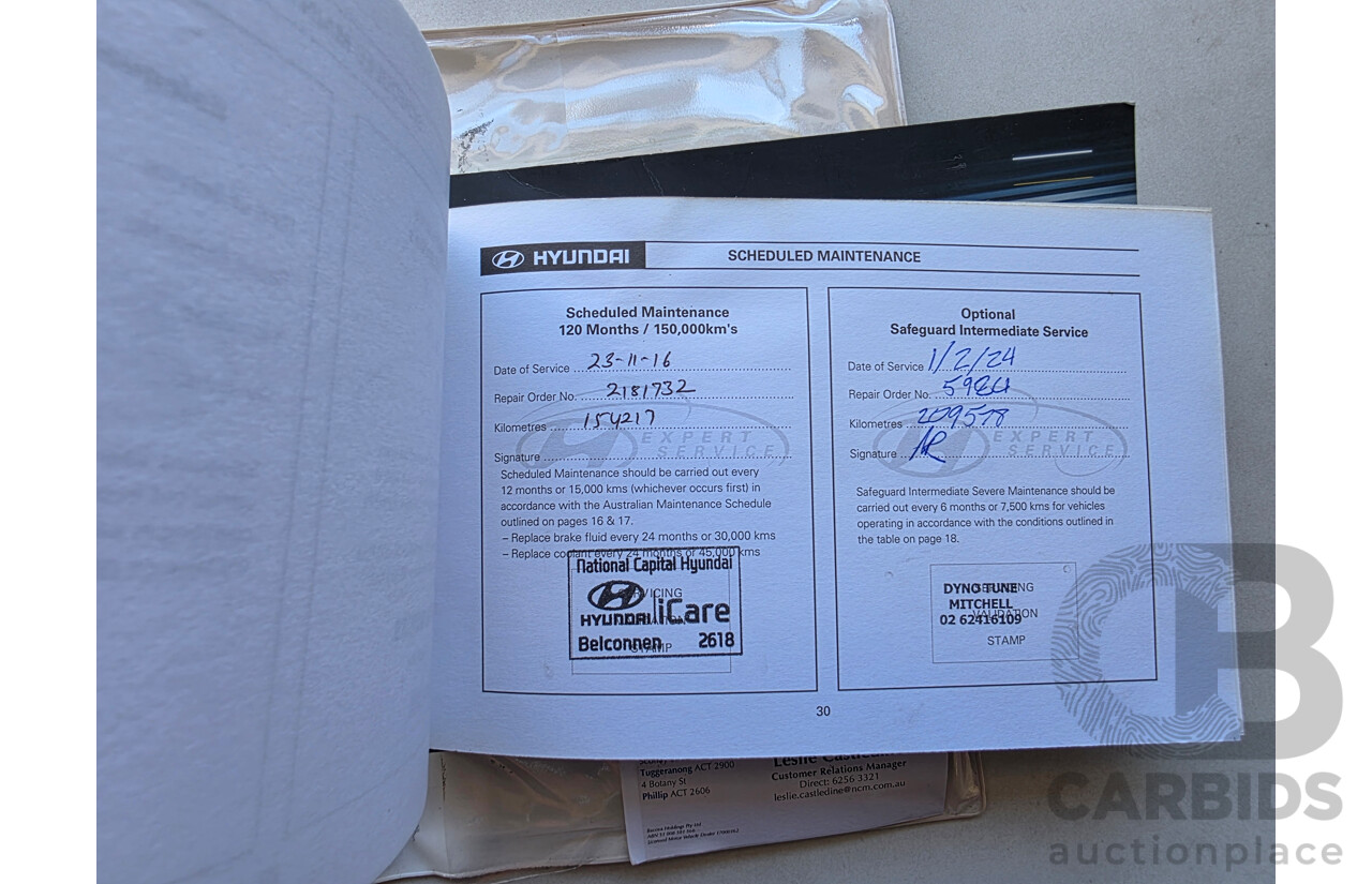 9/2009 Hyundai Santa Fe Elite CRDi (4x4) CM MY09 UPGRADE 4d Wagon White Turbo Diesel 2.2L