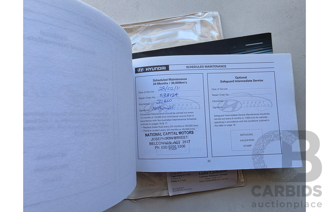 9/2009 Hyundai Santa Fe Elite CRDi (4x4) CM MY09 UPGRADE 4d Wagon White Turbo Diesel 2.2L