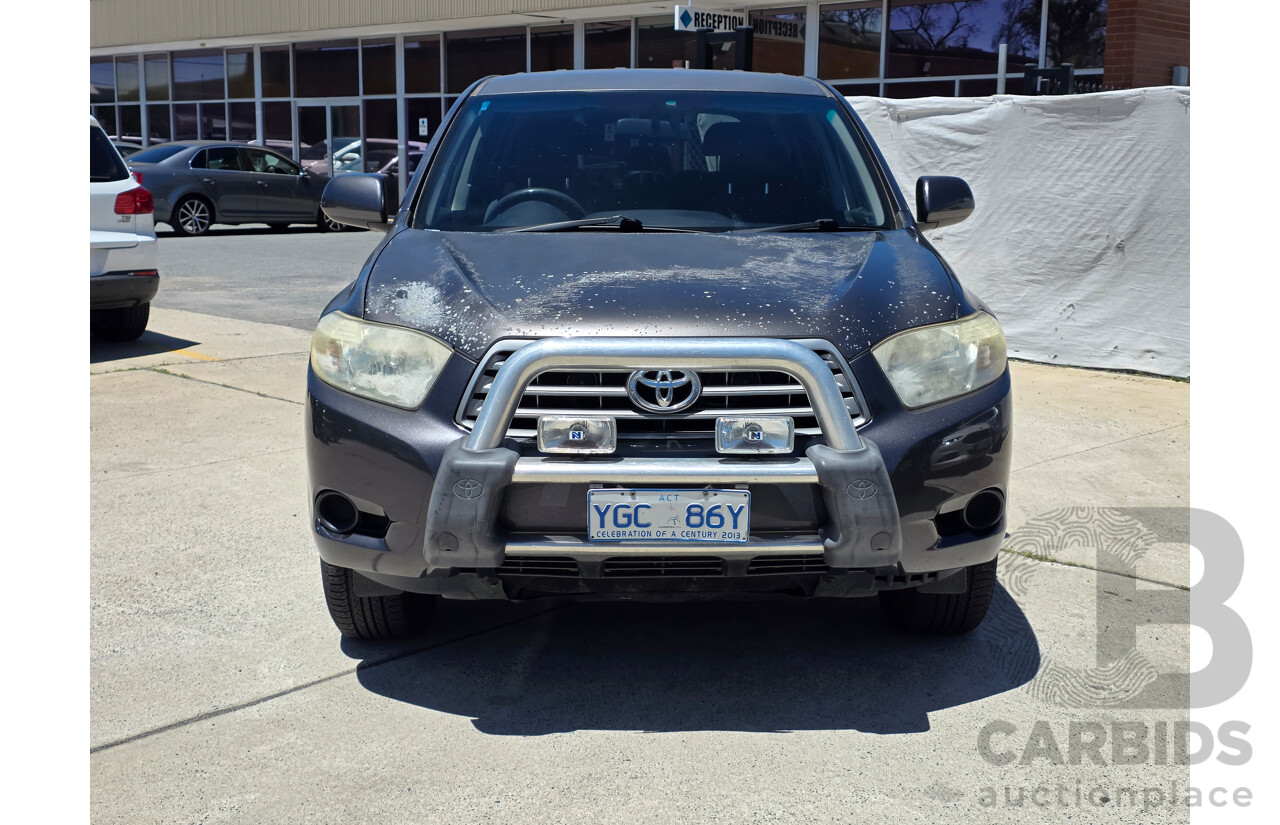 11/2007 Toyota Kluger KX-R (fwd) 5 SEAT GSU40R 4d Wagon Grey 3.5L