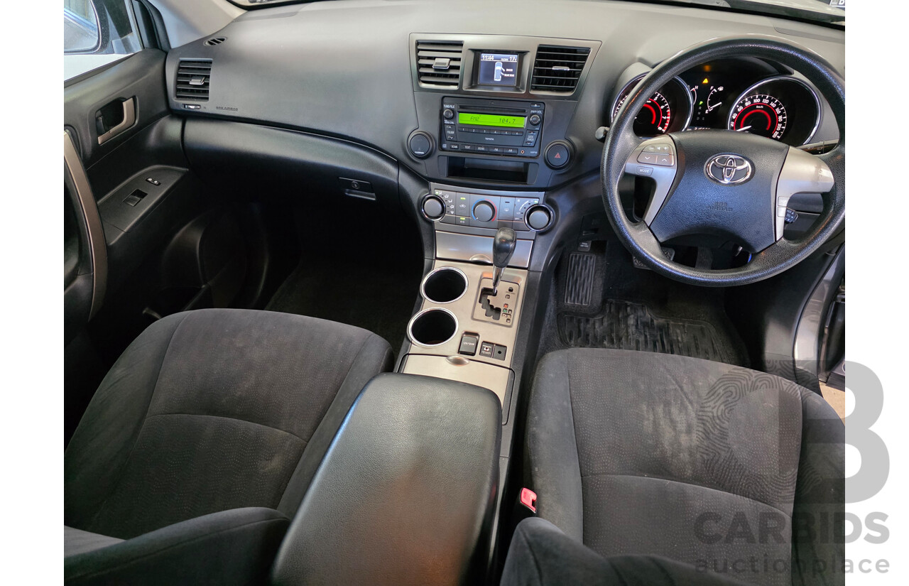 11/2007 Toyota Kluger KX-R (fwd) 5 SEAT GSU40R 4d Wagon Grey 3.5L