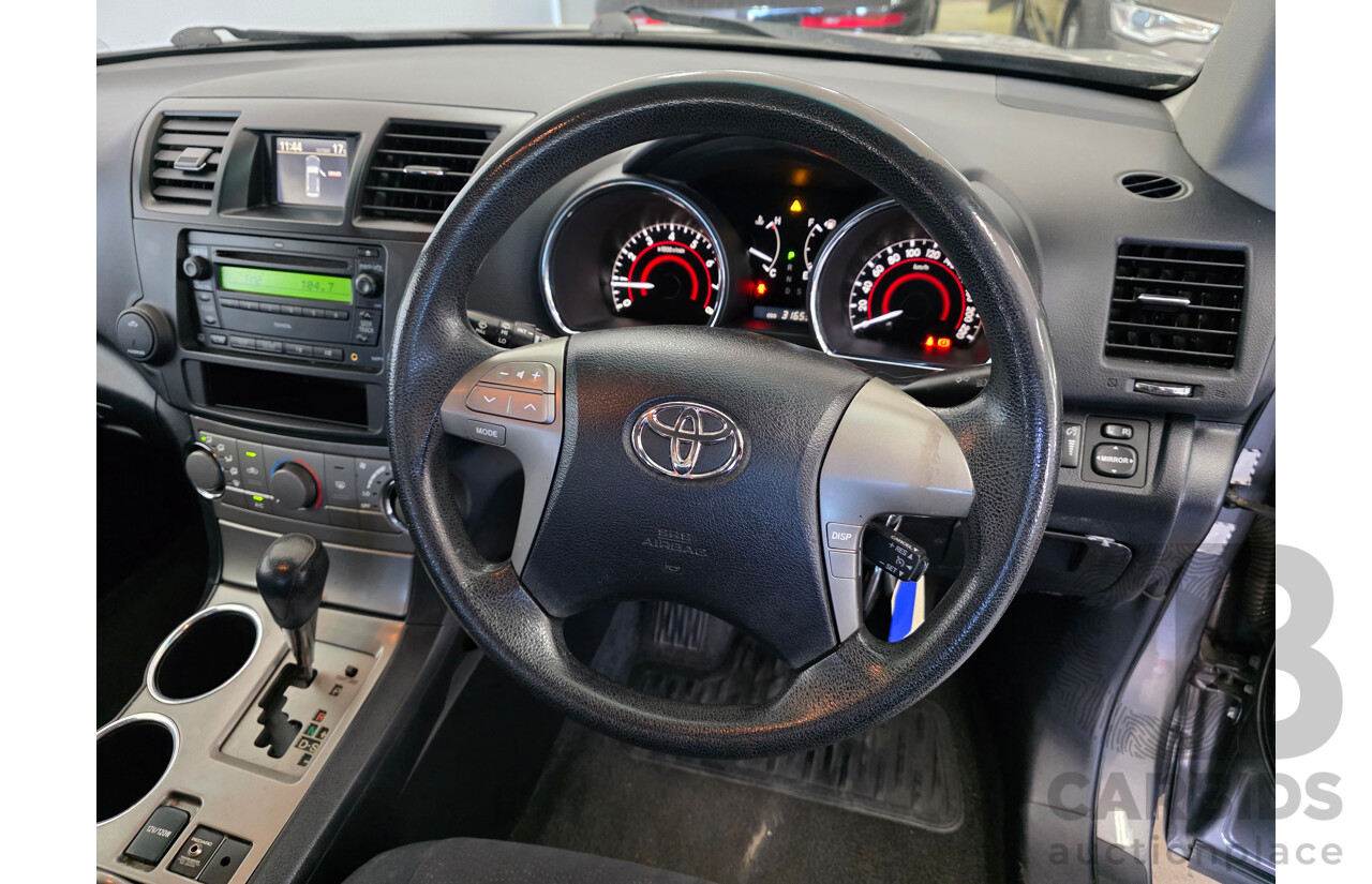 11/2007 Toyota Kluger KX-R (fwd) 5 SEAT GSU40R 4d Wagon Grey 3.5L