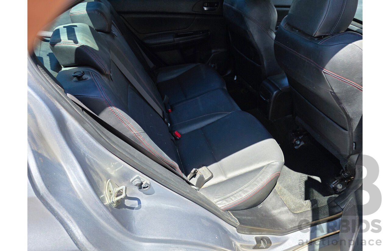 4/2015 Subaru WRX Premium (awd) MY15 4d Sedan Silver Or Chrome 2.0L