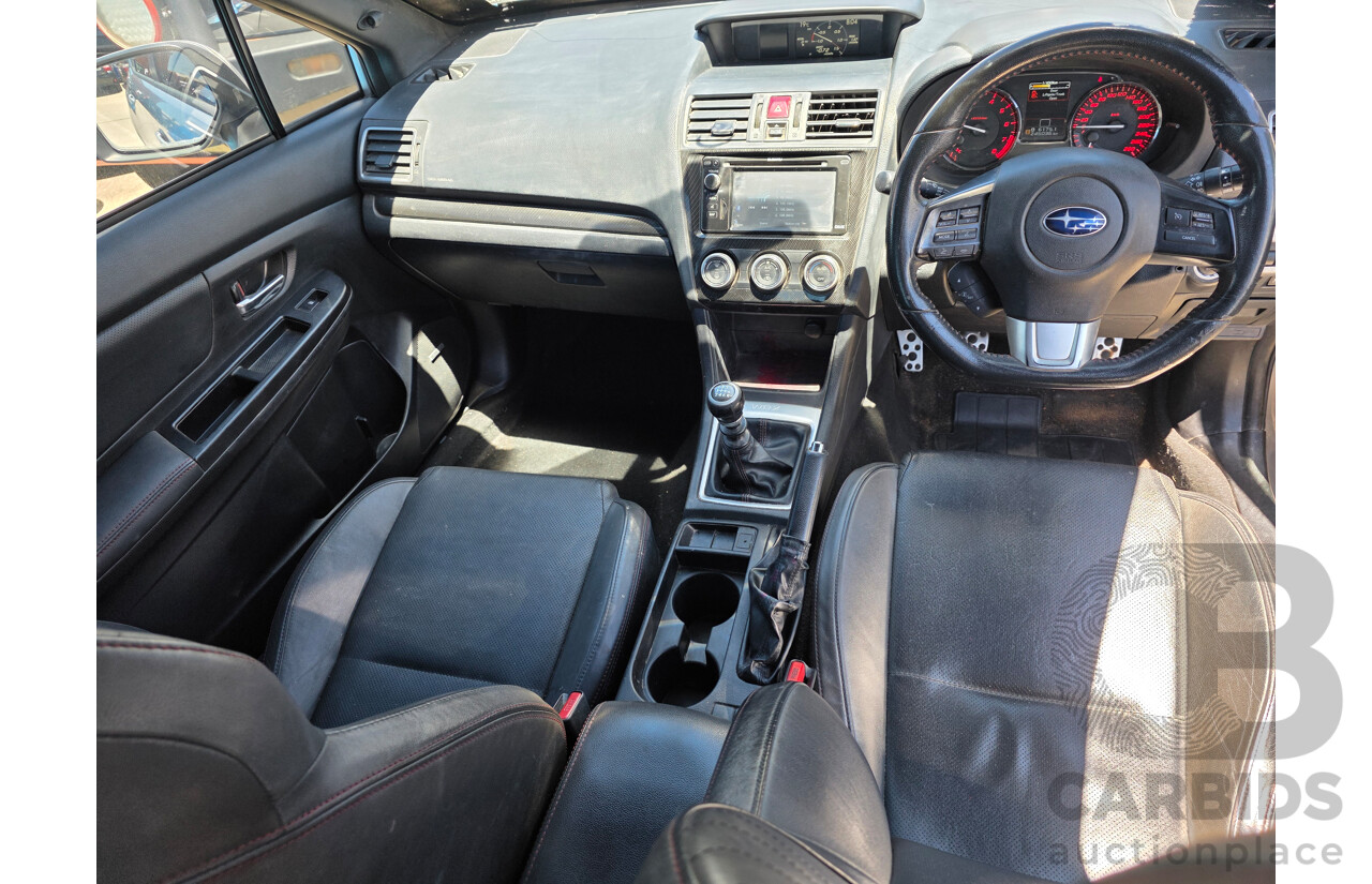 4/2015 Subaru WRX Premium (awd) MY15 4d Sedan Silver Or Chrome 2.0L
