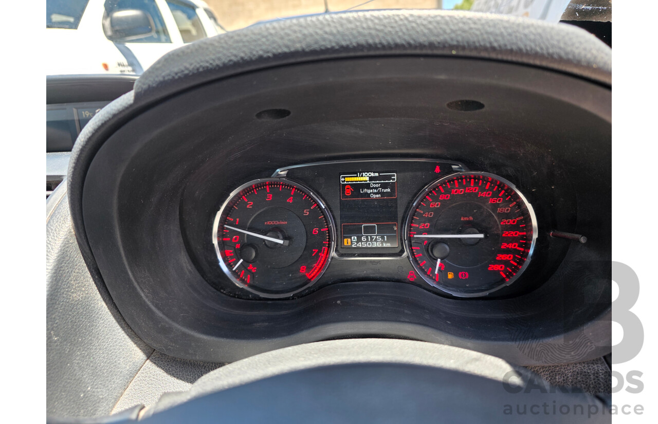 4/2015 Subaru WRX Premium (awd) MY15 4d Sedan Silver Or Chrome 2.0L