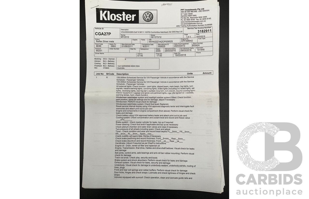 8/2011 Volkswagen Golf 103 TDI Comfortline 1K MY11 4d Wagon Reflex Silver Turbo Diesel 2.0L