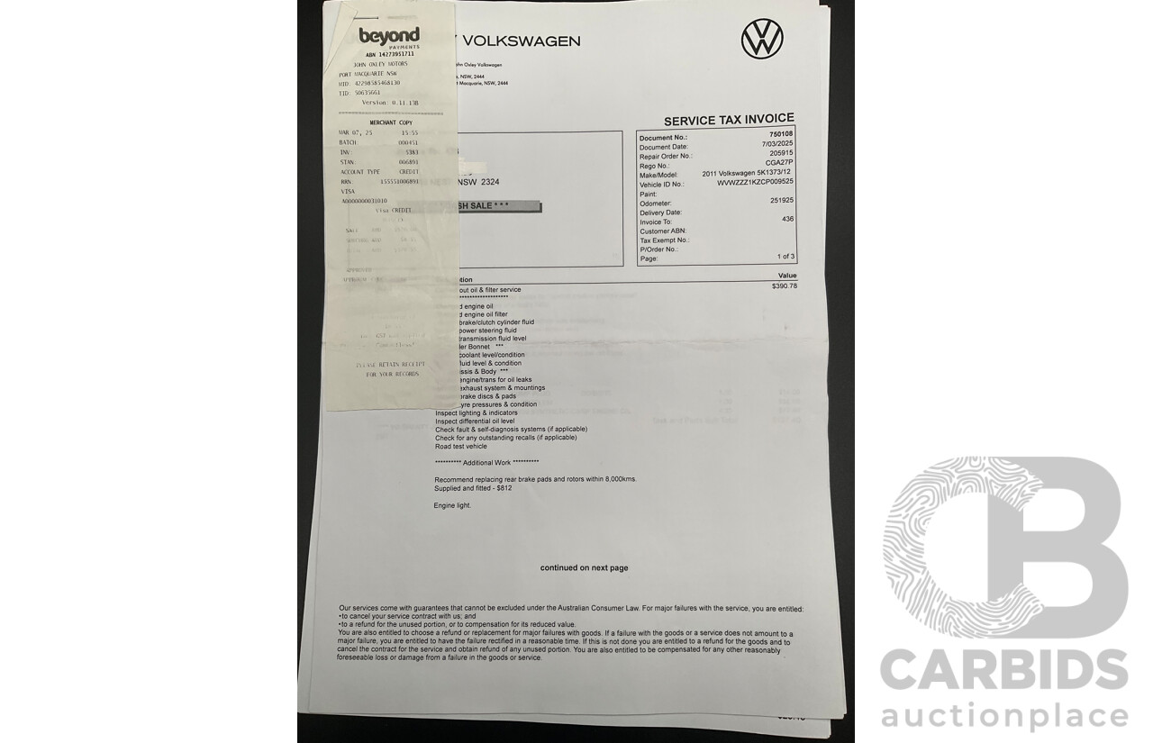 8/2011 Volkswagen Golf 103 TDI Comfortline 1K MY11 4d Wagon Reflex Silver Turbo Diesel 2.0L