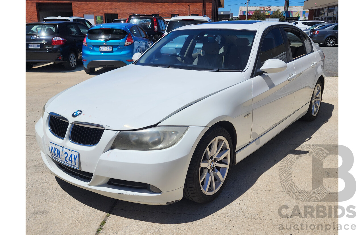 4/2007 Bmw 3 20i E90 4d Sedan White 2.0L
