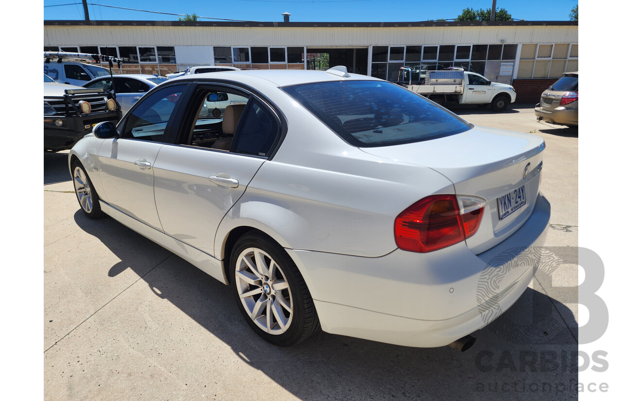 4/2007 Bmw 3 20i E90 4d Sedan White 2.0L