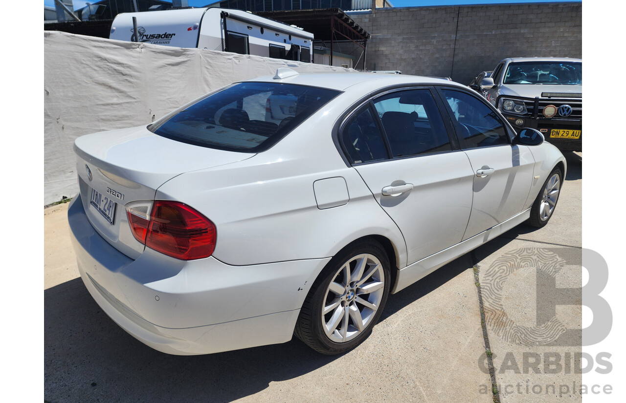 4/2007 Bmw 3 20i E90 4d Sedan White 2.0L