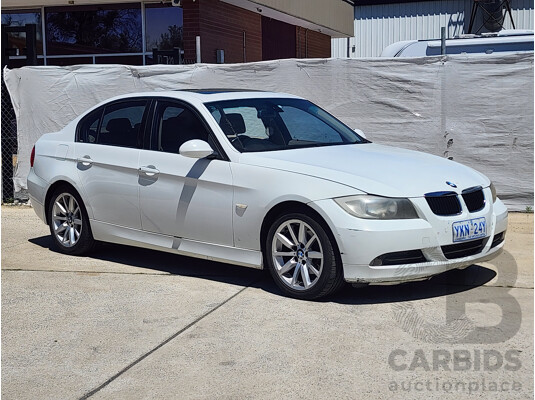 4/2007 Bmw 3 20i E90 4d Sedan White 2.0L