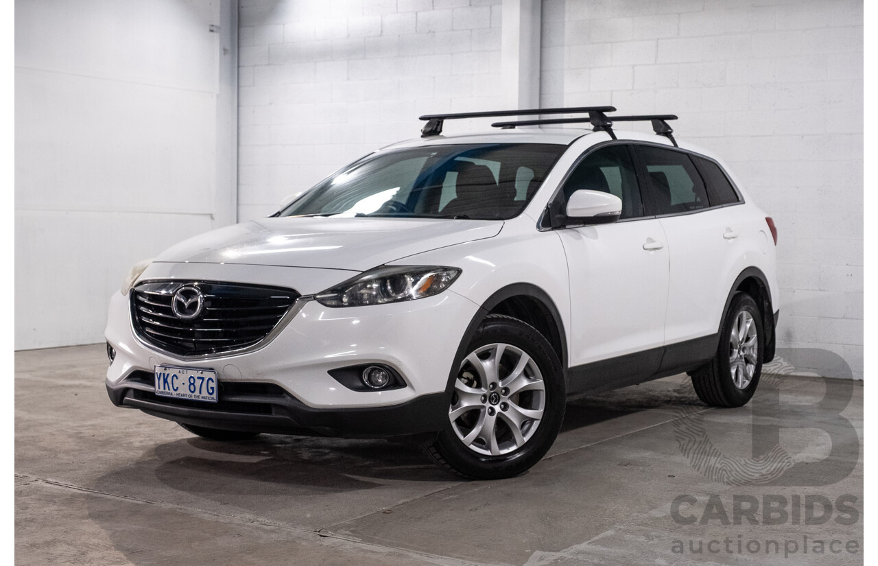 7/2014 Mazda CX-9 Classic (FWD) MY14 4d Wagon Crystal White Pearl V6 3.7L