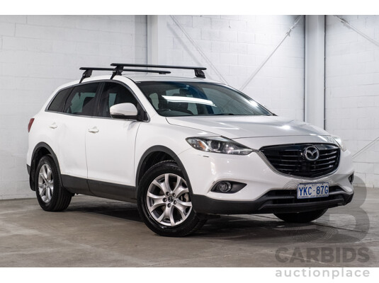 7/2014 Mazda CX-9 Classic (FWD) MY14 4d Wagon Crystal White Pearl V6 3.7L